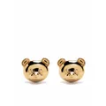 Moschino small Teddy Bear earrings - Gold