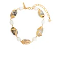 Oscar de la Renta pearl bead bracelet - Gold