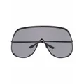 Rick Owens oversized shield-frame sunglasses - Black