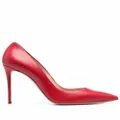 Casadei pointed leather pumps - Red