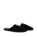 Giuseppe Zanotti Domitille velvet slippers - Black