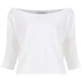 Amir Slama boat neck blouse - White