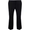 Versace mid-rise flared trousers - Black
