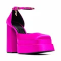 Versace Medusa Head charm platform sandals - Pink