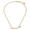 Versace logo-plaque necklace - Gold
