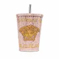 Versace Medusa crystal-embellished travel cup - Pink
