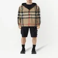 Burberry reversible check hooded jacket - Black
