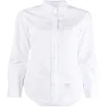 Thom Browne long-sleeve button-fastening shirt - White