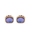 Roberto Coin 18kt rose gold Roman Barocco blue sapphire, amethyst and lapis lazuli stud earrings - Pink