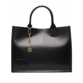 SANDRO chain-embellished tote bag - Black