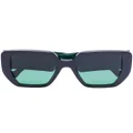 Gucci Eyewear oversized square frame sunglasses - Black