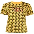 Rabanne Ciao Paco print T-shirt - Yellow