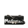 Alexander McQueen mini jewelled satchel bag - Black