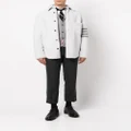 Thom Browne 4-Bar shearling jacket - White
