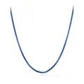 David Yurman sterling silver Box Chain necklace - Blue