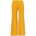Proenza Schouler mélange bouclé flared trousers - Yellow