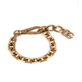 Dolce & Gabbana logo-plaque chain-link bracelet - Gold