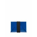 Marni Origami logo-print cardholder - Blue