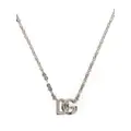 Dolce & Gabbana logo-plaque chain necklace - Silver