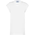 Prada logo-patch T-shirt - White