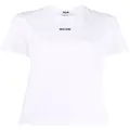 MSGM logo-print short-sleeved T-shirt - White