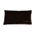 Anke Drechsel paisley-embroidered cushion - Brown