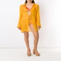 Amir Slama silk beach dress - Yellow