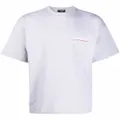 Balenciaga Political Campaign logo-print T-shirt - Grey