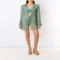 Amir Slama silk beach dress - Green