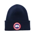 Canada Goose Arctic Disc ribbed-knit beanie - Blue