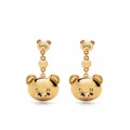 Moschino Teddy Bear hanging earrings - Gold