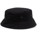 Mackintosh waxed cotton bucket hat - Black
