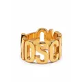 Moschino logo-detail ring - Gold