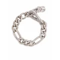 Dolce & Gabbana logo-charm chain bracelet - Silver
