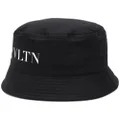 Valentino Garavani logo-print bucket hat - Black