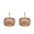 Roberto Coin 18kt rose gold Cocktail smokey quartz and diamond drop earrings - Pink