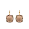 Roberto Coin 18kt rose gold Cocktail smokey quartz and diamond drop earrings - Pink