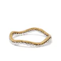 Cathy Waterman 22kt gold Wave diamond ring