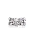 Bvlgari Pre-Owned 2000 18kt white gold Lucéa diamond ring - Silver