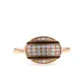 Chaumet 2010s pre-owned 18kt rose gold Class One diamond ring - Pink