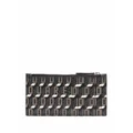 Dsquared2 monogram-print zipped wallet - Black