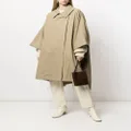 Yohji Yamamoto oversized trench coat - Brown