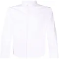 Emporio Armani logo-patch longsleeved shirt - White
