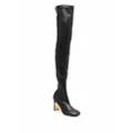 Stella McCartney above-knee 75mm boots - Black