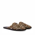 Giuseppe Zanotti leopard-print slip-on slippers - Brown
