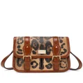 Dolce & Gabbana small Crespo leopard-print messenger bag - Brown
