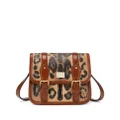 Dolce & Gabbana small Crespo leopard-print messenger bag - Brown