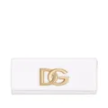Dolce & Gabbana 3.5 leather clutch bag - White