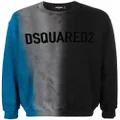 Dsquared2 block-print sweatshirt - Blue