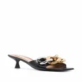 Stella McCartney 55mm chain-link sandals - Black